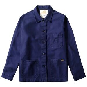 Men's Navy Utility Button-Up Jacket